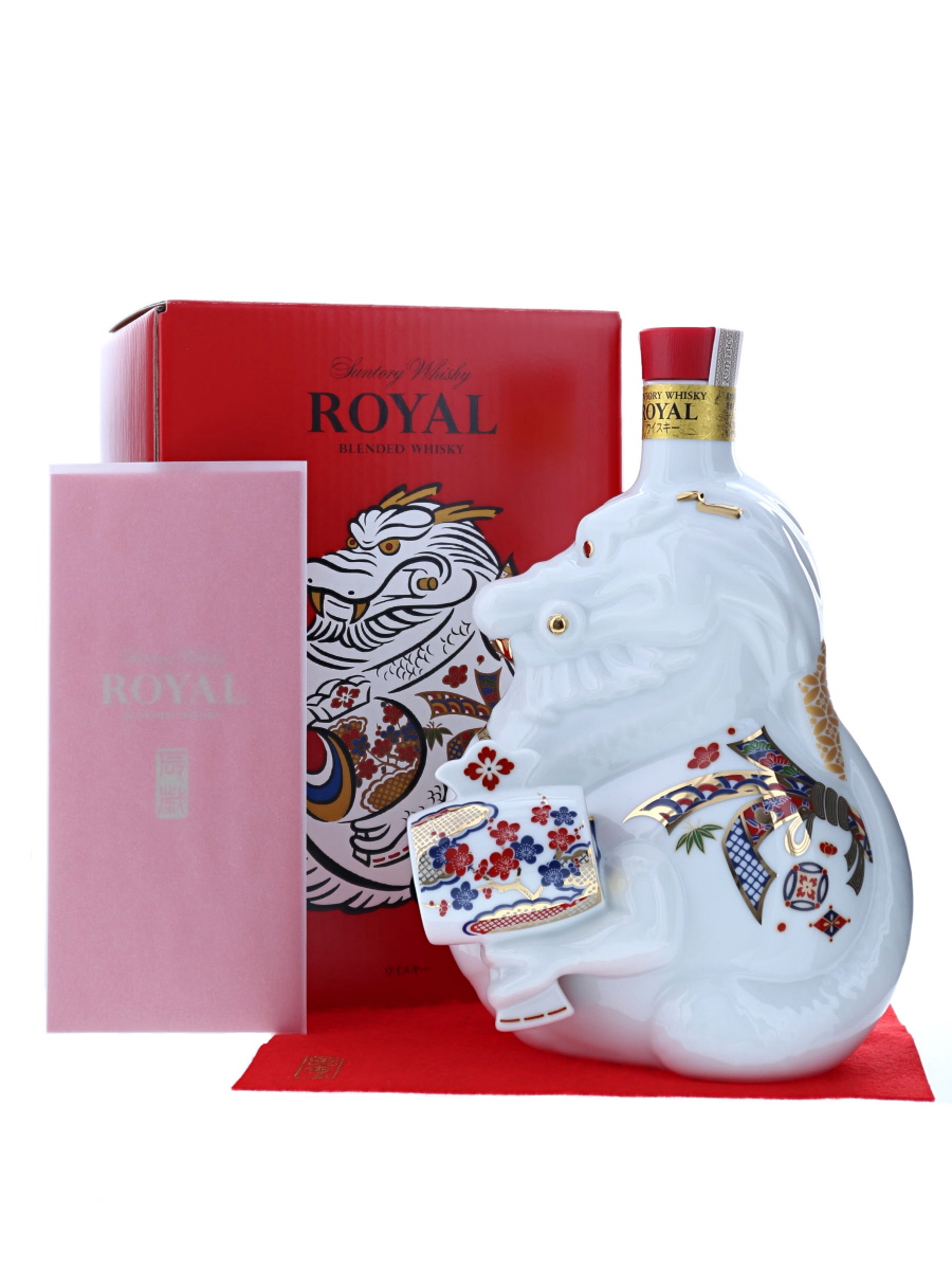 Suntory Royal Blended Whisky Zodiac Ceramic Dragon Bottle 2024 60cl