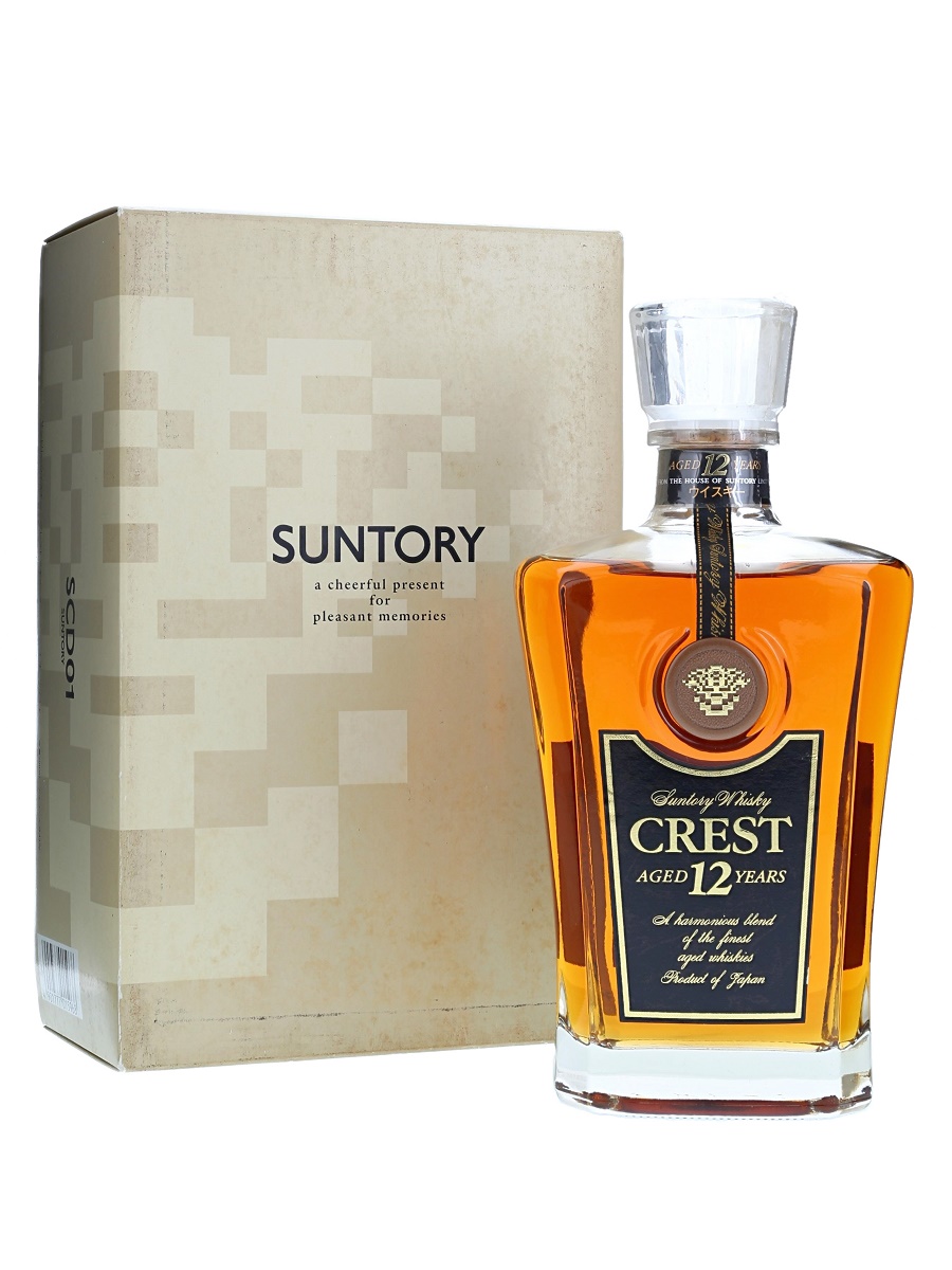 Suntory Crest Blended Whisky 12 Year 70cl / 43% - Kabukiwhisky Buy Japanese  whisky