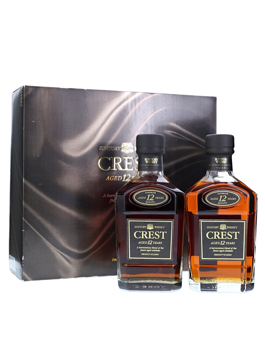 サントリー クレスト 12年 旧ボトル 2本セット 750ml/43% - Kabukiwhisky Buy Japanese whisky