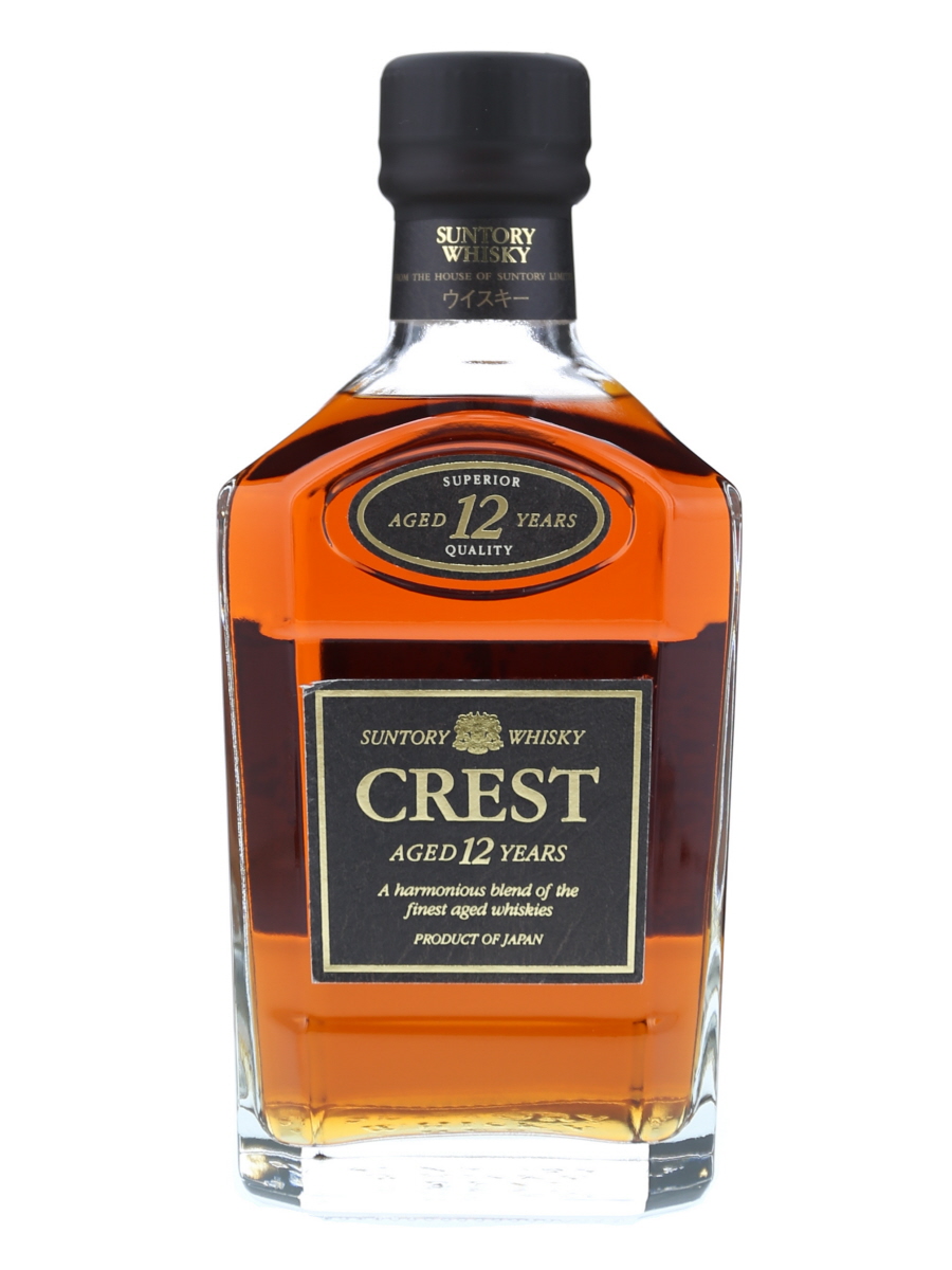 Suntory Crest Blended Whisky 12 Years Square Bottle 75cl / 43