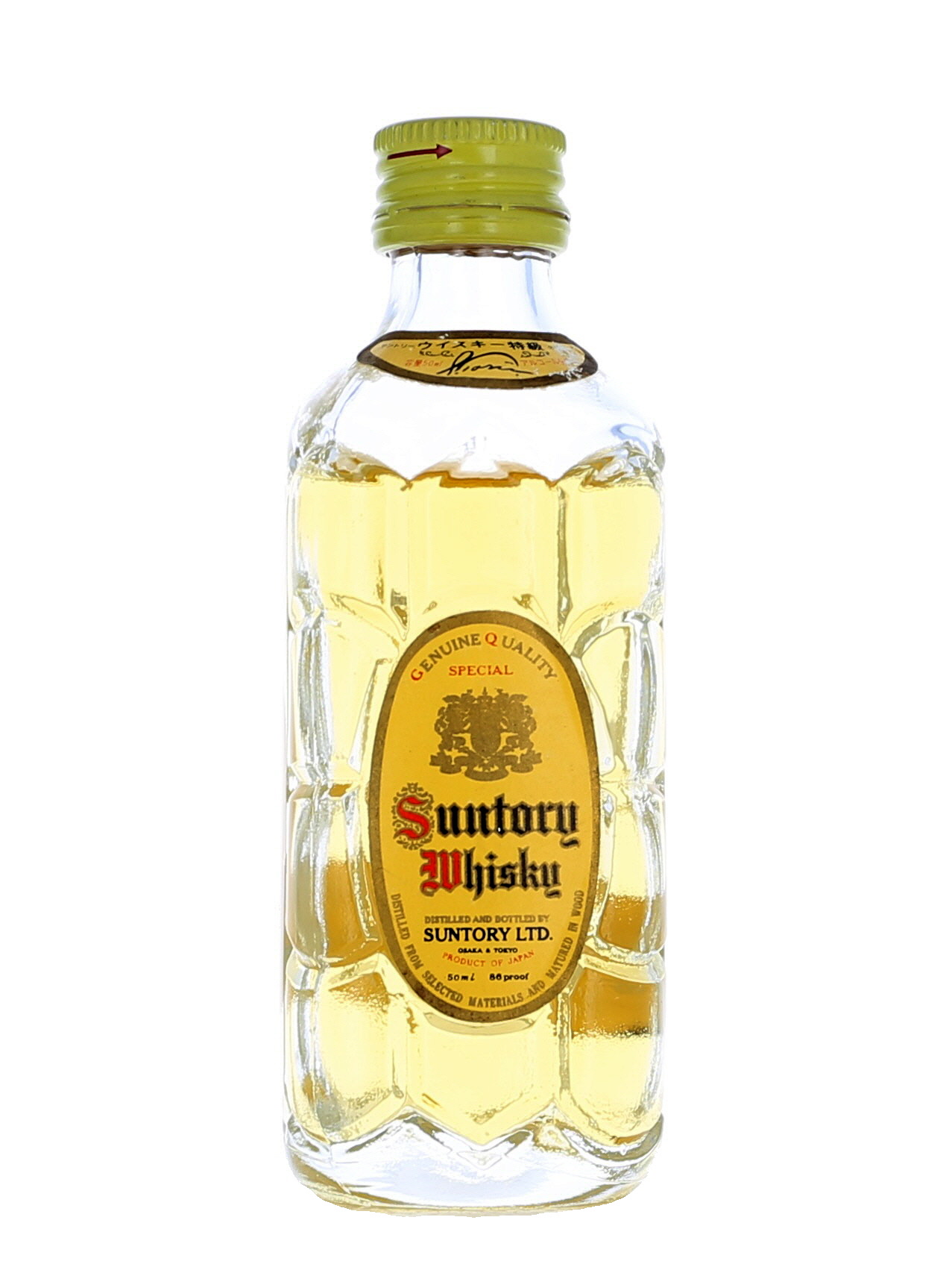 Suntory Whisky Kaku Miniature Bottle Bot. Pre1989 5cl / 43% ...