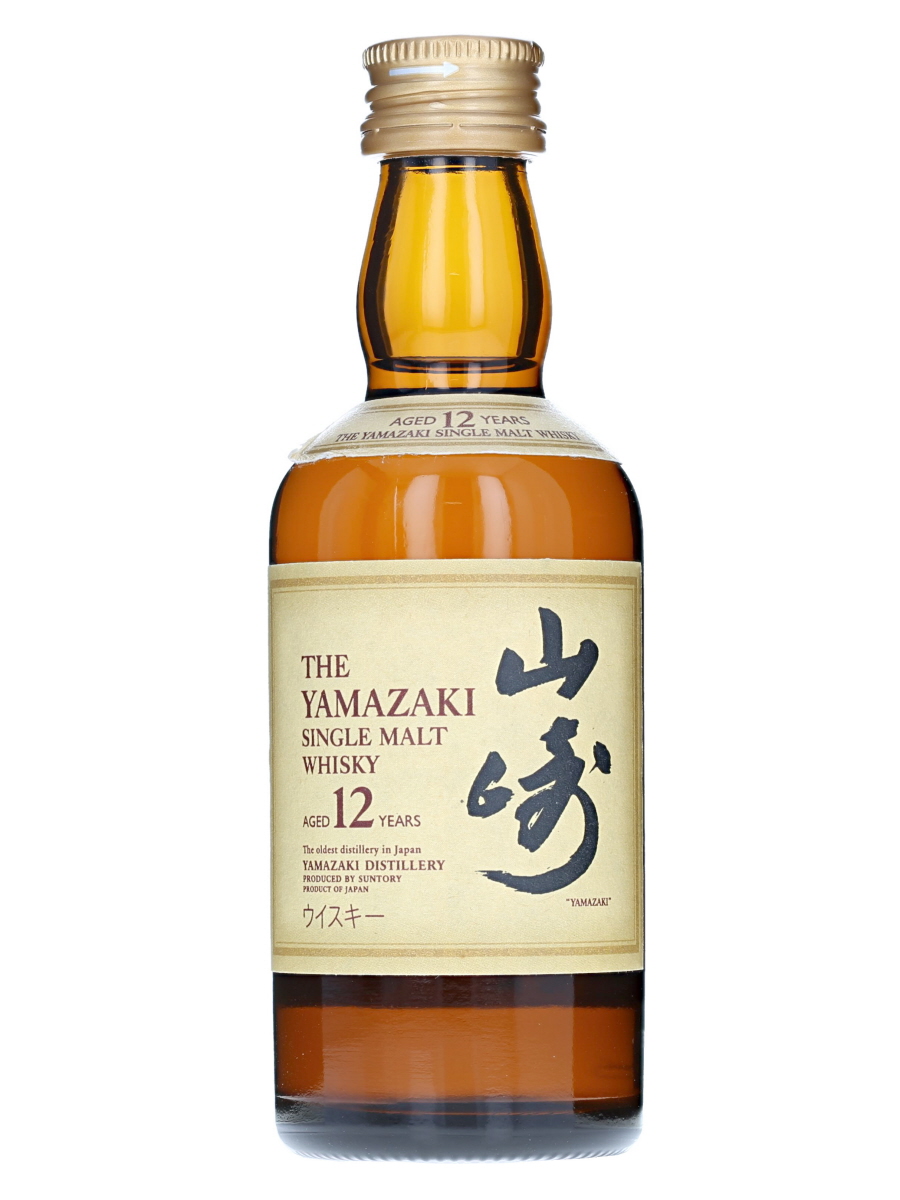 Yamazaki 12 Years Single Malt Miniature Bottle 5cl / 43% - Kabukiwhisky ...