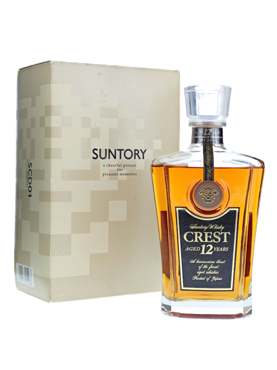 Suntory Crest 12 Years Blended Whisky 70cl / 43% - Kabukiwhisky Buy  Japanese whisky