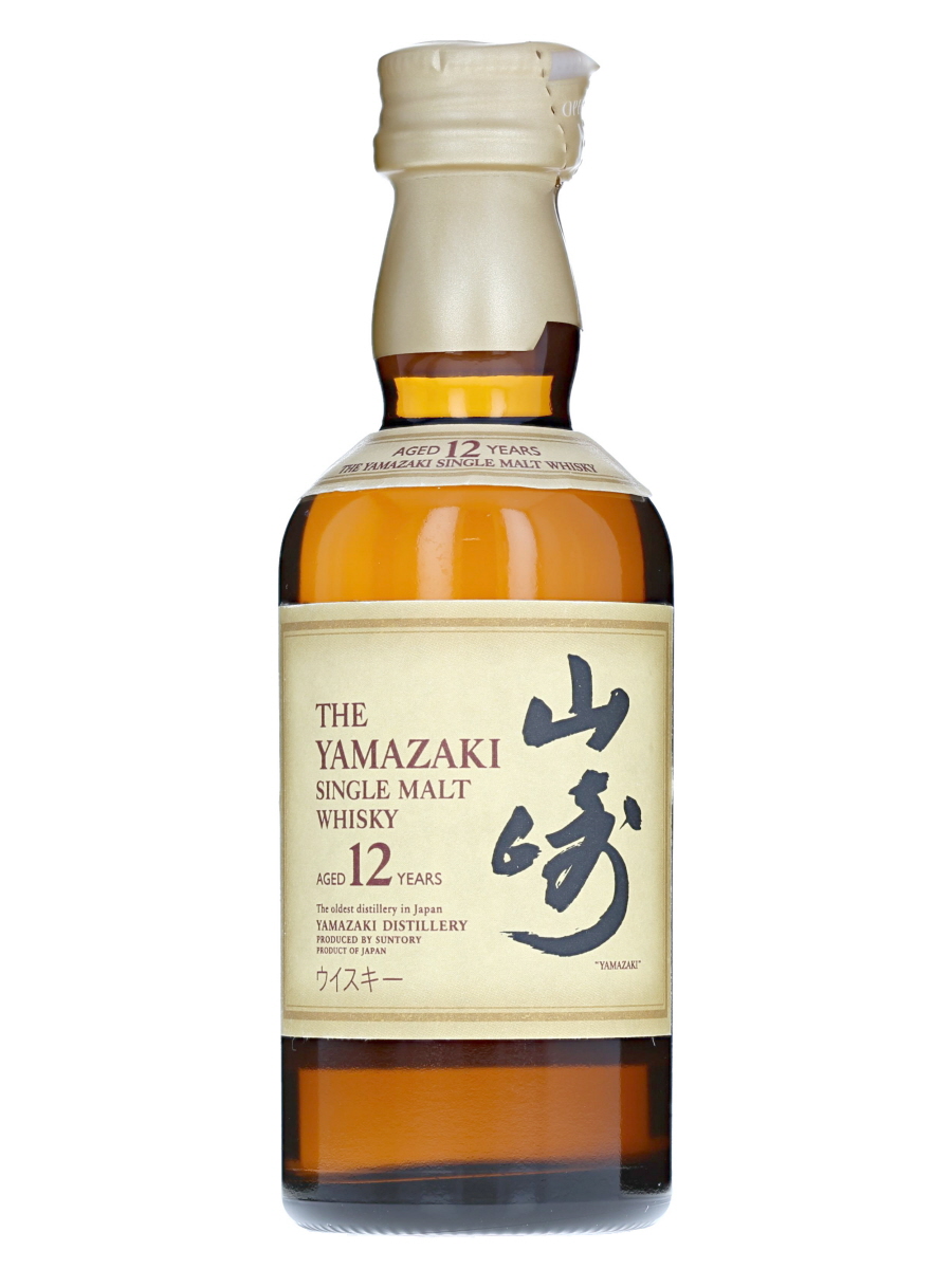 山崎 12年 シングル モルト キャップ ラベル 傷 50ml / 43% - Kabukiwhisky Buy Japanese whisky
