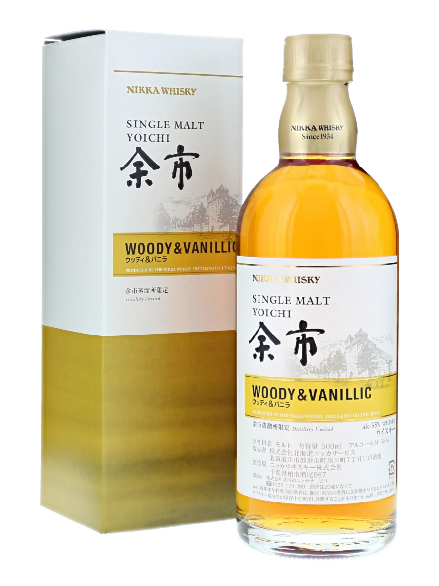ニッカ 余市 シングルモルト ウッディ & バニラ 500ml / 55% - Kabukiwhisky Buy Japanese whisky