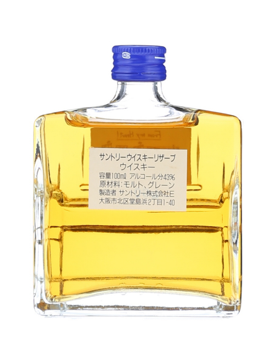 サントリー リザーブ ピアノ ボトル 100ml / 43% - 歌舞伎ウイスキー