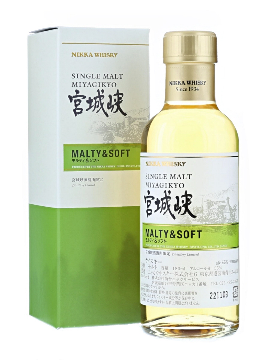 宮城峡 シングルモルト モルティ＆ソフト 180ml / 55% - Kabukiwhisky Buy Japanese whisky