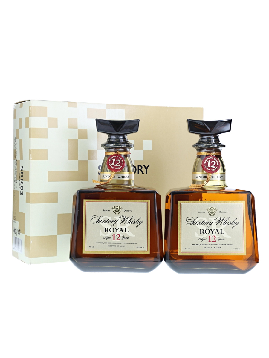 サントリー ローヤル 12年 SR 2本 ギフトセット 700ml / 43% - Kabukiwhisky Buy Japanese whisky