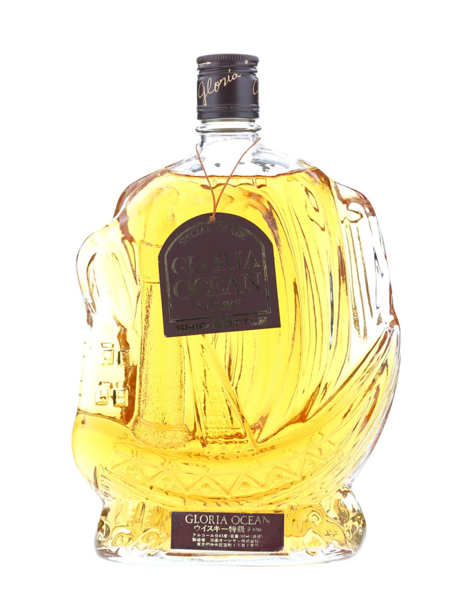 Sanraku Ocean Gloria Ship Bottle Bot. Pre1989 76cl / 43% - Kabukiwhisky Buy  Japanese whisky