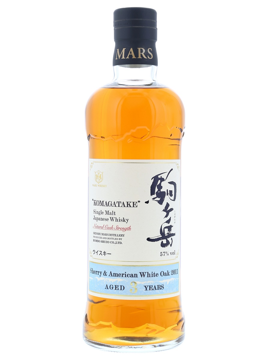 Mars Komagatake 3 Year Sherry & American White Oak 70cl / 57% Front